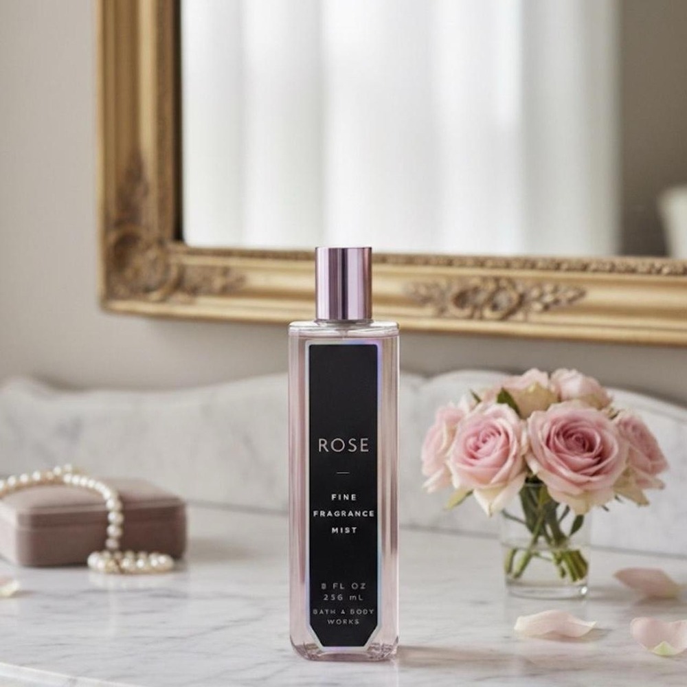 Bath And Body Works Fine Fragrance Mist Rose Black Label